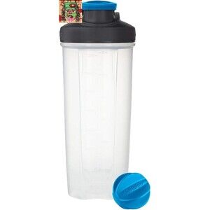 BlenderBottle Shake & Go Fit Carolina Blue Bottle 28oz - Reusable, BPA-Free,
